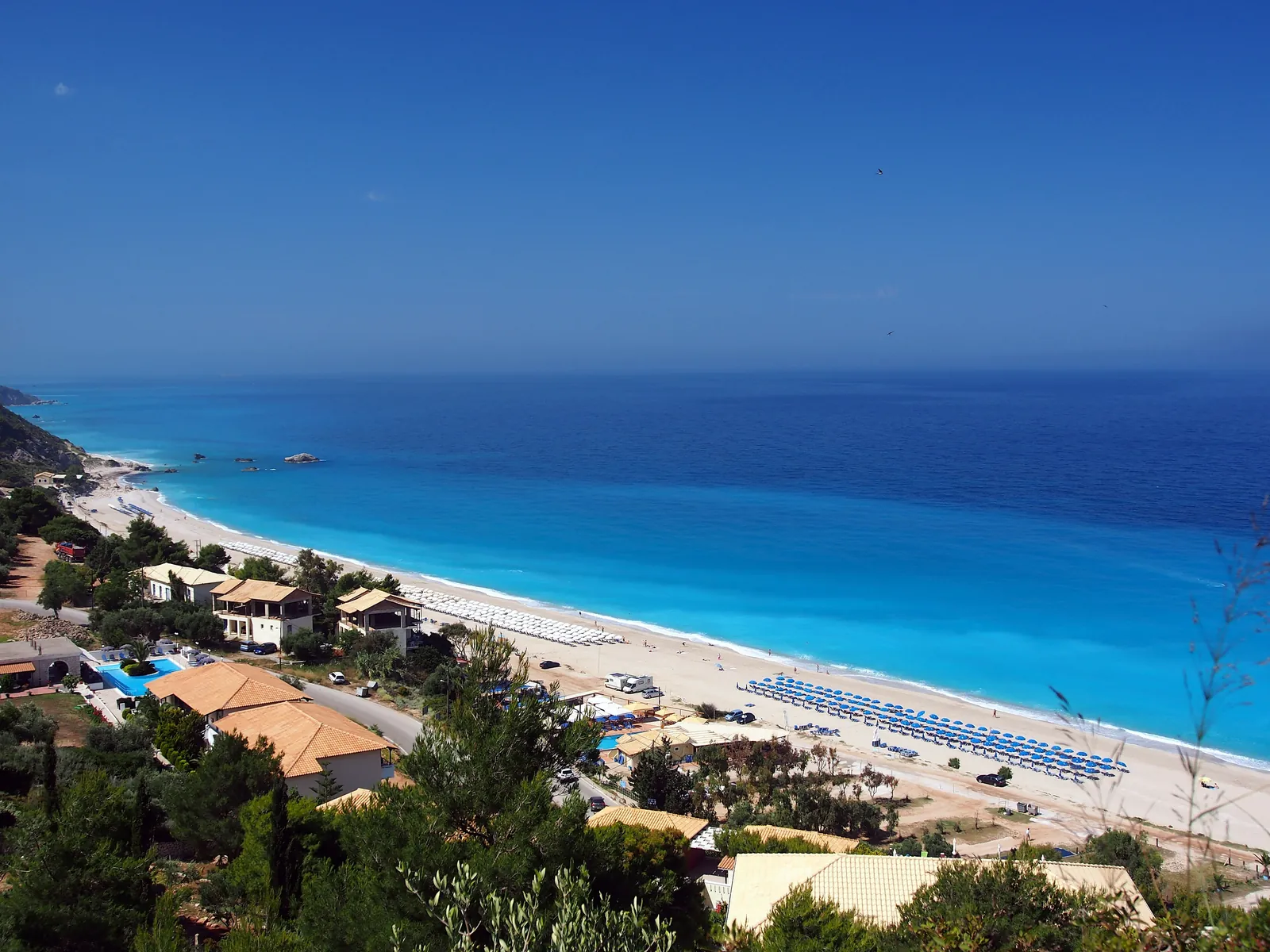Kathisma beach, west Lefkada
