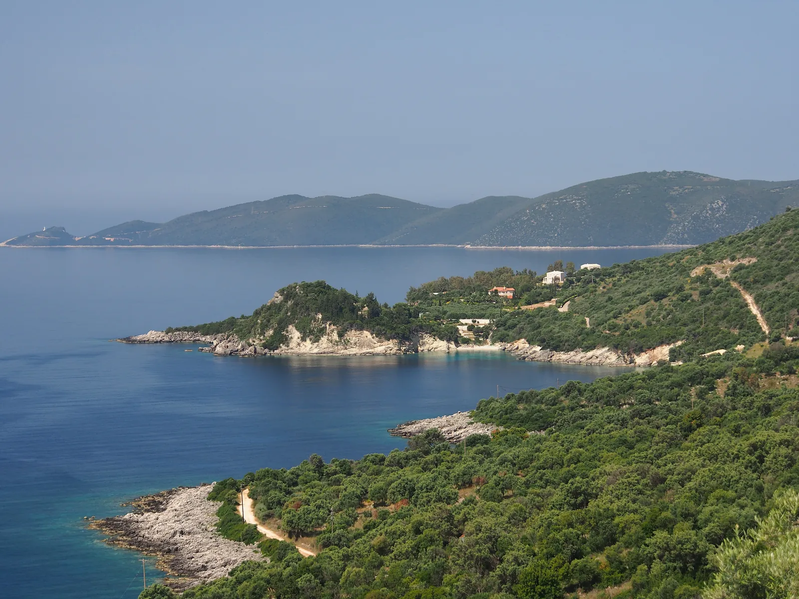 South coast of Lefkada near Apollonii (between Vasiliki and Sivota)